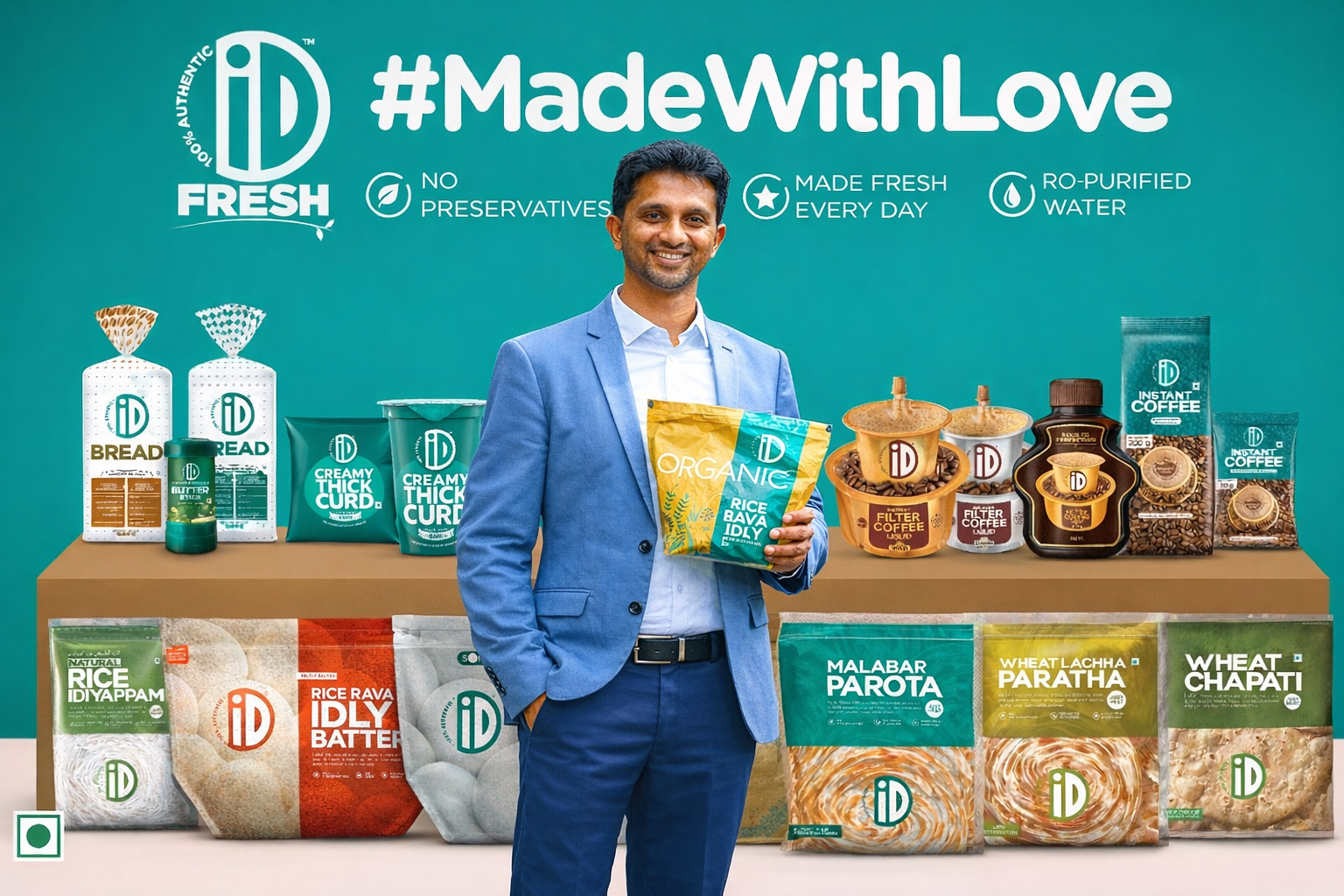 മലയാളി കമ്പനിയായ ഐഡി ഫ്രഷിൽ 1,500 കോടിയുടെ ബ്രിട്ടീഷ് നിക്ഷേപം