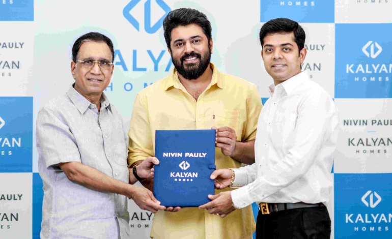 ക​ല്യാ​ണ്‍ ഹോം​സ് ബ്രാ​ൻ​ഡ് അം​ബാ​സ​ഡ​റായി നി​വി​ൻ പോ​ളി
